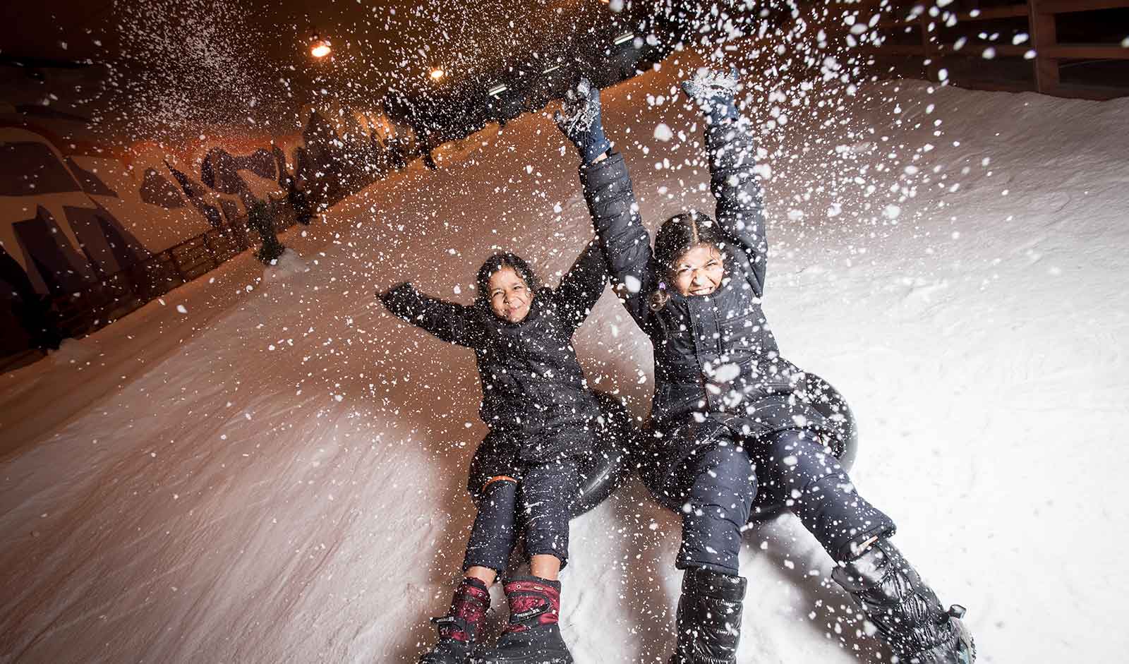 Experience winter at Snow City-Indoor snow playground