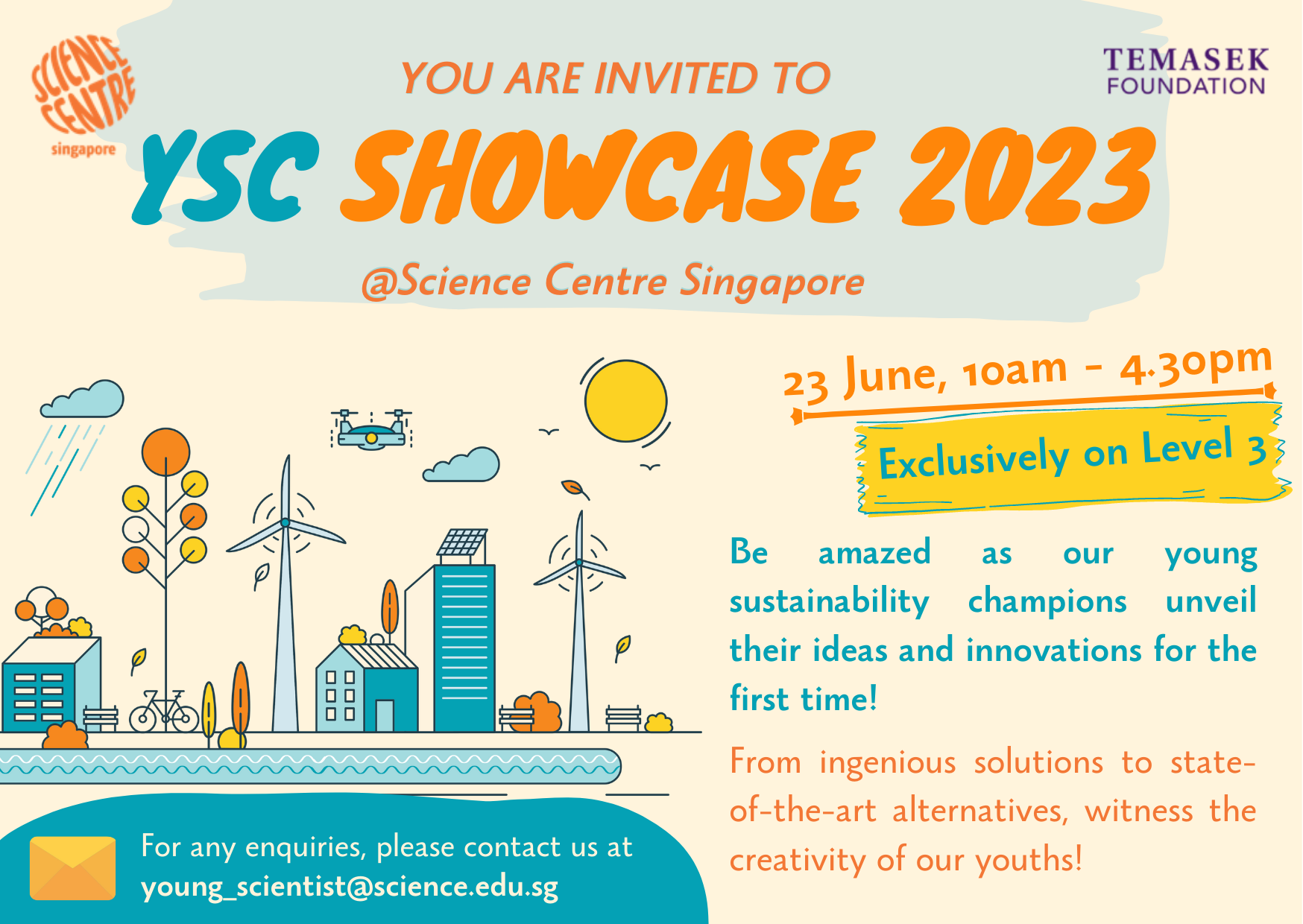 YSC Showcase 2023 Invitation