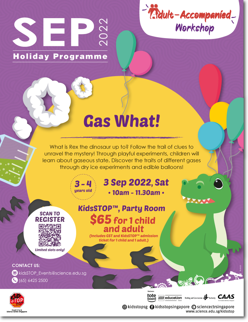 Science Holiday Programme Singapore at Science Centre Kidsstop