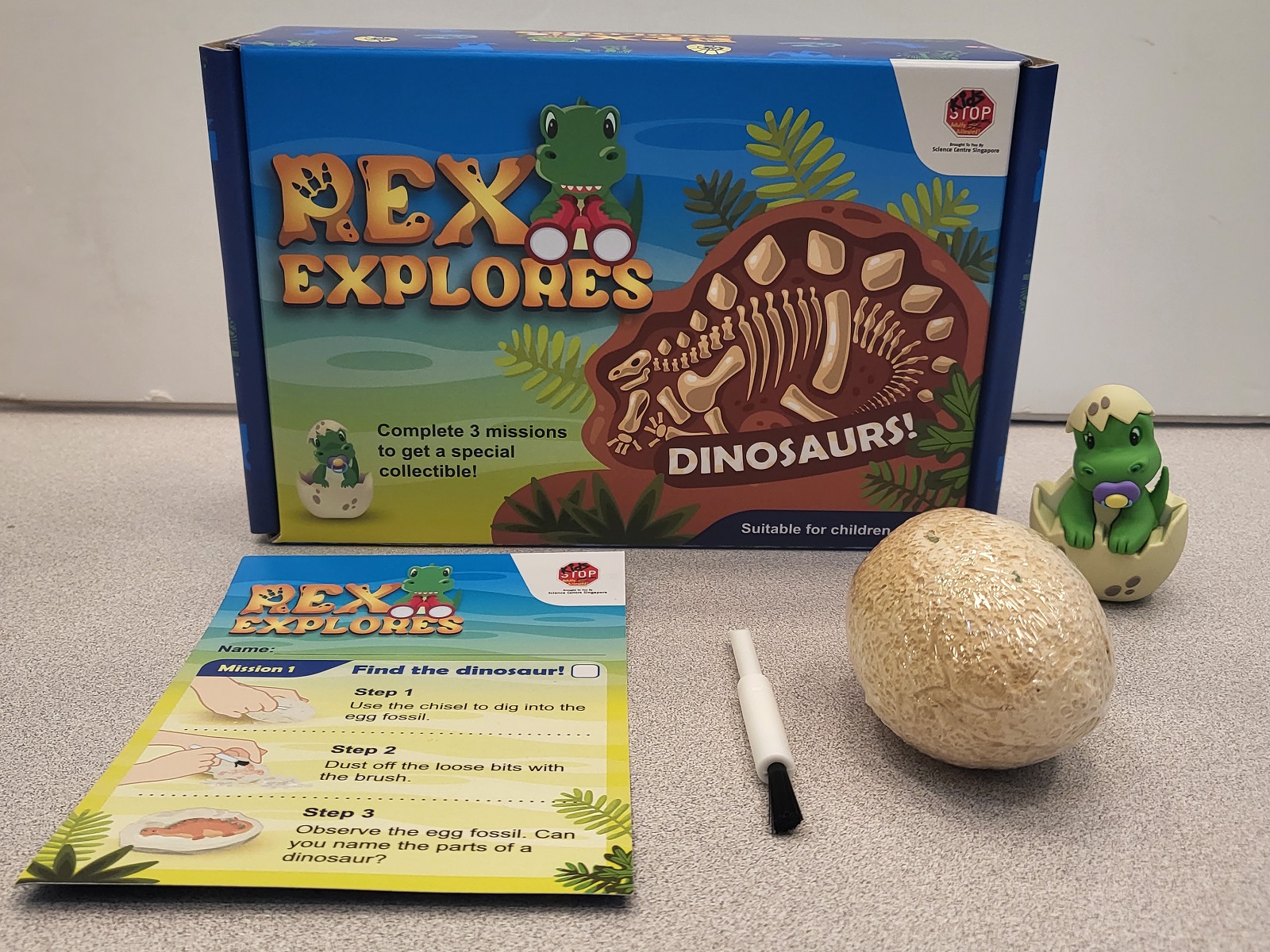 KidsSTOP Rex Explore Kit Dinosaurs