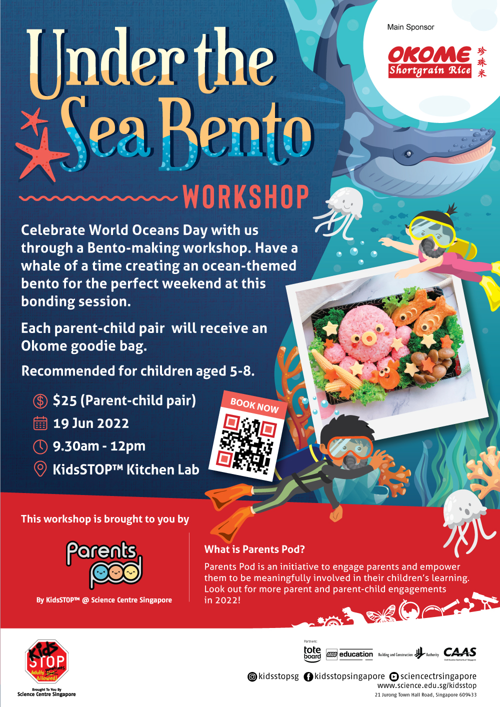 Under the Sea Bento Workshop (Parents Pod)