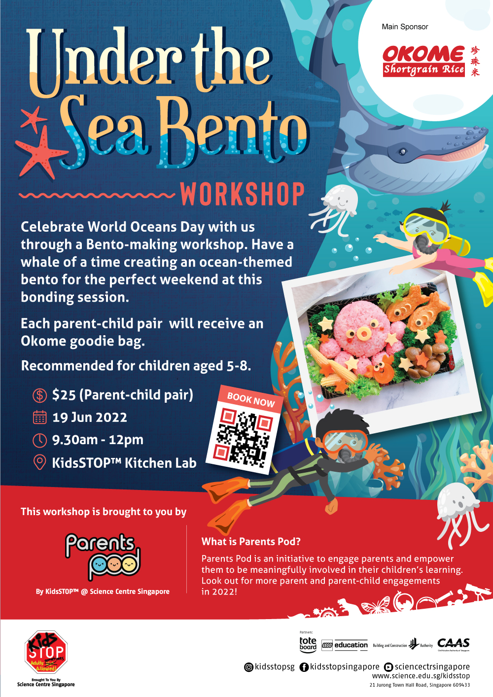 Under the Sea Bento Workshop (Parents Pod)