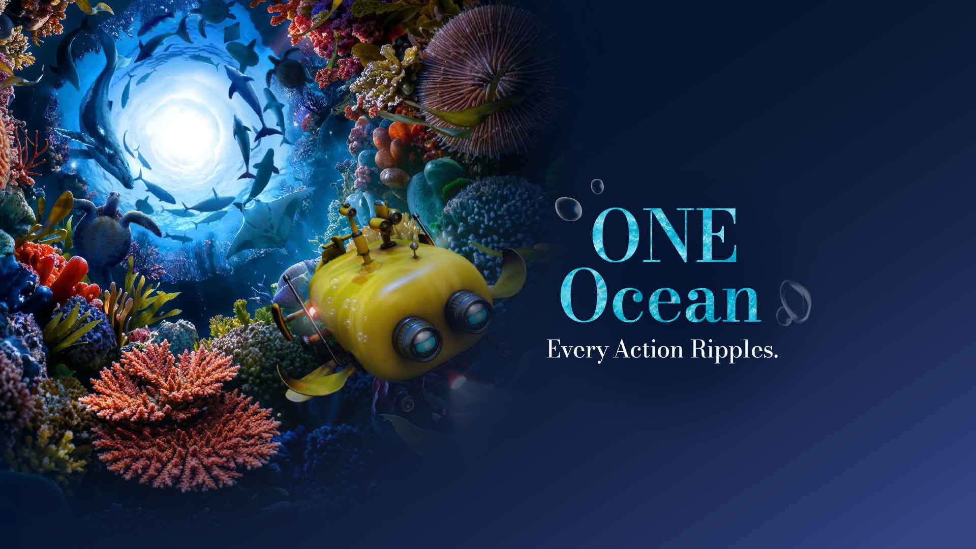 One Ocean Exhibition Banner
