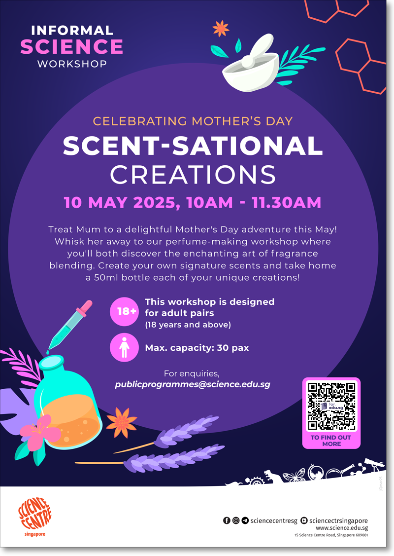 Scent-sational Creations Workshop Poster May 2025